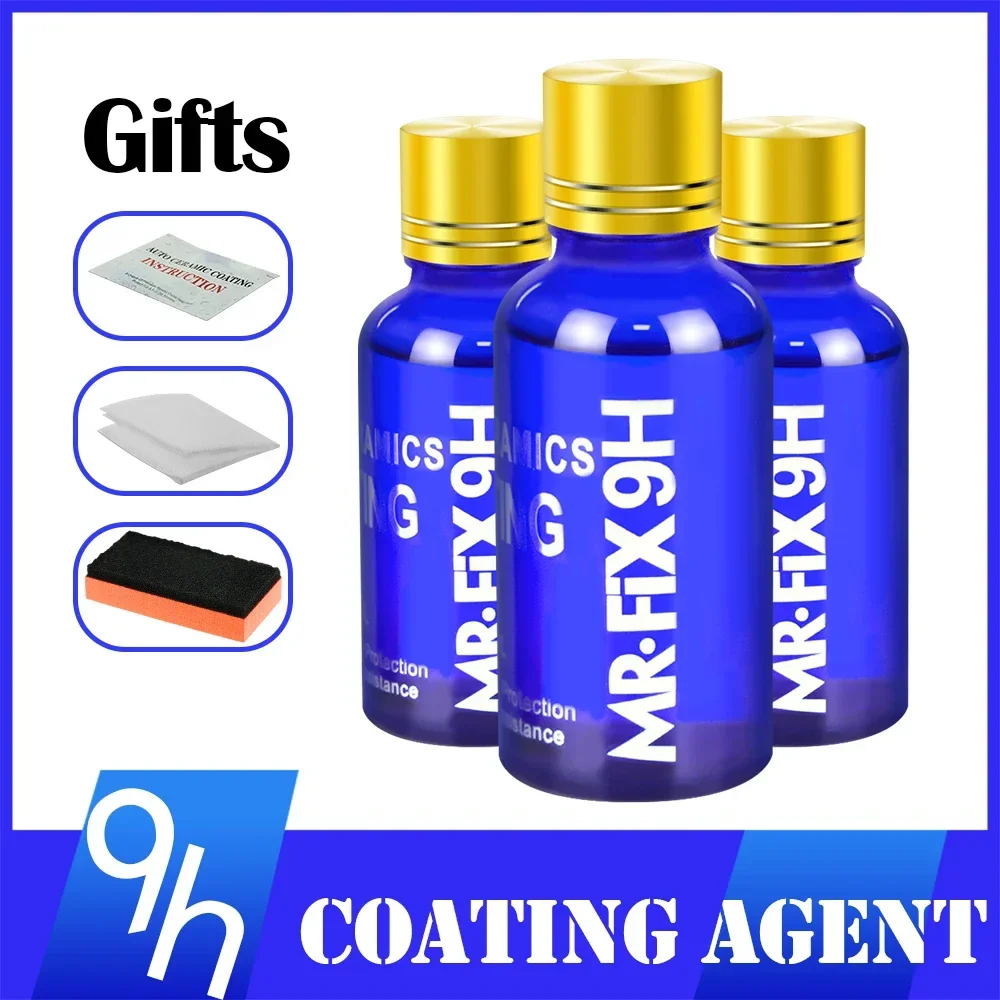 Nano Liquid Coating - 3 SZT. 9H Płynny Ceramiczny Powłoka